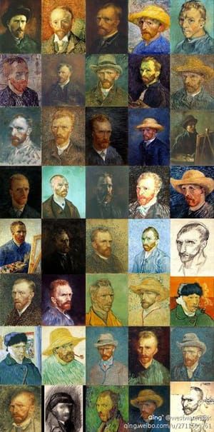 Artwork Title: A Lifetime of Self Portraits