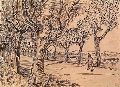 Artwork Title: The Road to Tarascon (sketch and study)