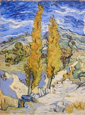 Artwork Title: Peupliers à Saint-Rémy