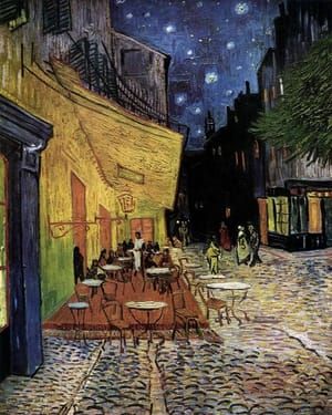 Artwork Title: Café Terrace at Night