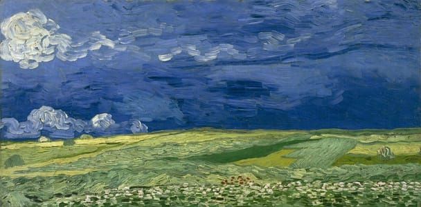 Artwork Title: Wheatfield Under Thunderclouds
