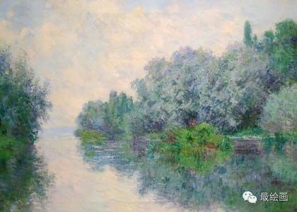 Artwork Title: La Seine près de Giverny