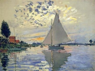 Artwork Title: Sailboat at Le Petit-Gennevilliers)