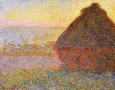 Artwork Title: Haystacks