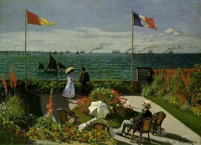 Artwork Title: The Terrace At Sainte Adresse