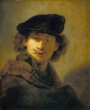Artwork Title: Self Portrait in a Velvet Beret