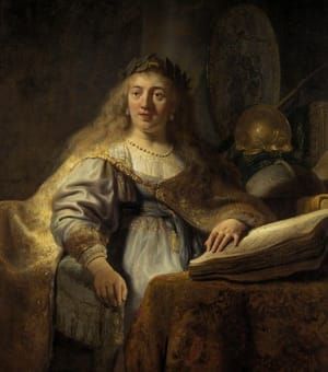 Artwork Title: Minerva in Her Study