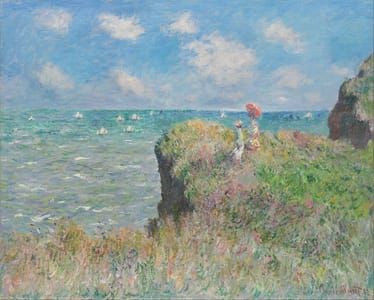 Artwork Title: The Cliff Walk At Pourville