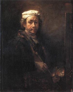 Artwork Title: Self Portrait at the Easel