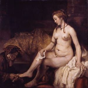 Artwork Title: Bathsheba With David’s Letter