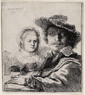 Artwork Title: Self Portrait with Saskia