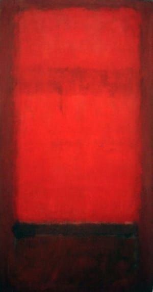 Artwork Title: Light red over dark red
