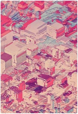 Artwork Title: Pixel City