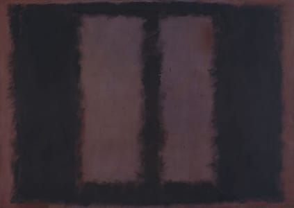Artwork Title: Black on Maroon