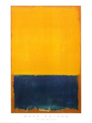 Artwork Title: Yellow And Blue