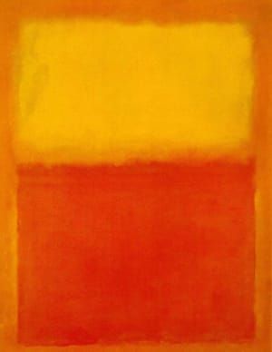 Artwork Title: Orange And Yellow