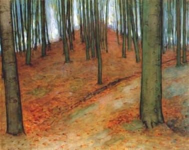Artwork Title: Wood with Beech Trees