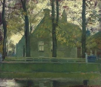 Artwork Title: Façade of Maria’s Hoeve Farm Building on the Gein