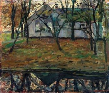 Artwork Title: Farm along the River Gein