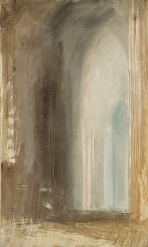 Artwork Title: Interior of an Italian church, Rome