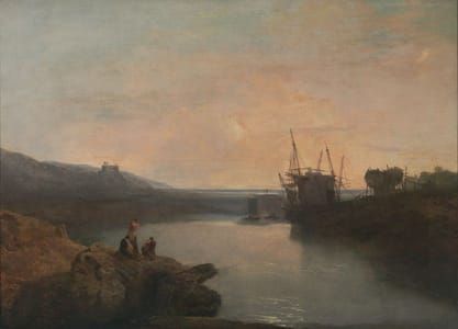 Artwork Title: Harlech Castle, From Twgwyn Ferry, Summer's Evening Twilight