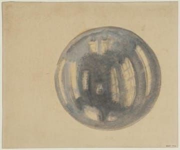 Artwork Title: Lecture Diagram: Reflections in a Transparent Globe