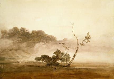 Artwork Title: Autumn Morning near Foothill, Wiltshire