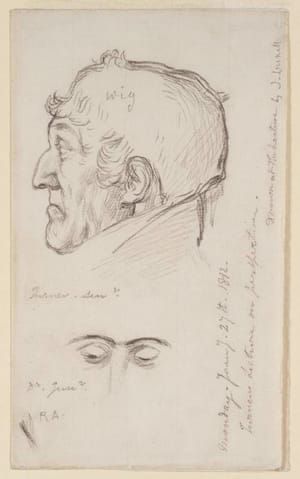 Artwork Title: Estudio Del Rostro De Su Padre