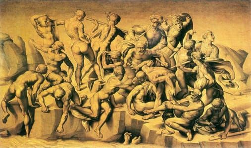 Artwork Title: Battle Of Cascina (central Section)