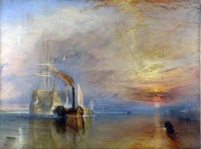 Artwork Title: The Fighting Téméraire Tugged To Her Last Berth To Be Broken