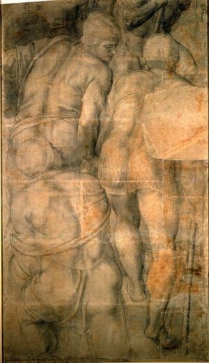 Artwork Title: Drawing for Crucifixion of Saint Peter