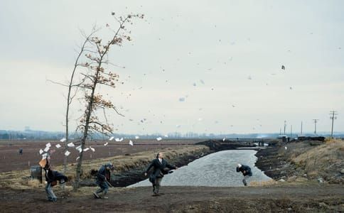 Artwork Title: A Sudden Gust Of Wind (after Hokusai)