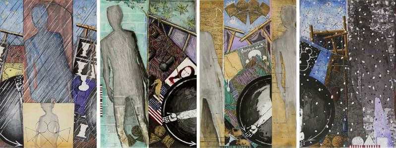 Artwork Title: The Seasons Set (Spring, Summer, Fall, Winter) (ULAE 238-241)