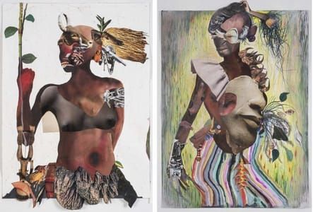 Artwork Title: A Long Question, 2015 (Left) / Automatic Hip (Right)