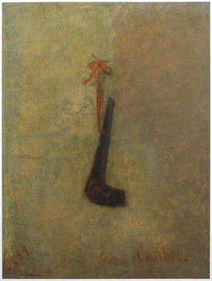 Artwork Title: Autoportrait sous forme d'une pipe