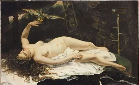 Artwork Title: Woman With A Parrot