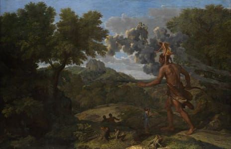 Artwork Title: Blind Orion Searching for the Rising Sun