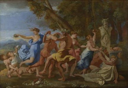 Artwork Title: A Bacchanalian Revel before a Term