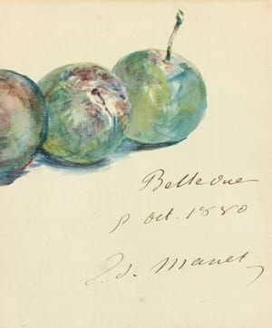Artwork Title: Three Plums