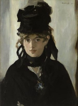 Artwork Title: Berthe Morisot with a Bouquet of Flowers