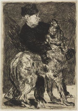 Artwork Title: Boy with a Dog