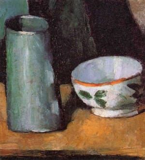 Artwork Title: Still Life, Bowl and Milk Jug
