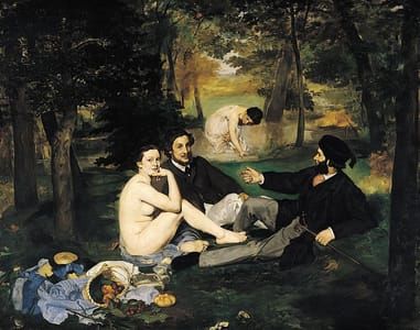 Artwork Title: Le Déjeuner Sur L'herbe (Luncheon On The Grass)