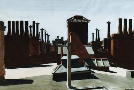 Artwork Title: Roofs of Washington Square
