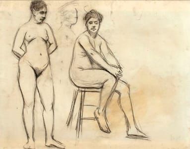 Artwork Title: Two Female Nudes