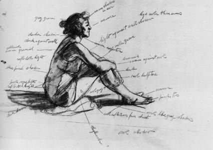 Artwork Title: Study drawing for Morning Sun
