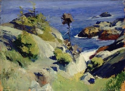 Artwork Title: Monhegan landscape