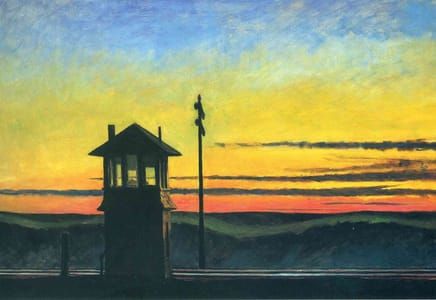 Artwork Title: Railroad Sunset