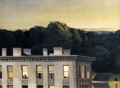 Artwork Title: House at dusk