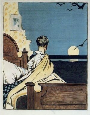 Artwork Title: Boy and Moon